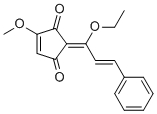 CAS # 1195233-59-0, Ethyllucidone, (2Z)-2-[(2E)-1-Ethoxy-3-phenyl-2-propen-1-ylidene]-4-methoxy-4-cyclopentene-1,3-dione