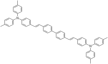 structure of CAS# 119586-44-6, 4,4'-Bis[4-(di-p-tolylamino)styryl]biphenyl