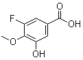 CAS # 1195945-01-7, 3-Fluoro-5-hydroxy-4-methoxybenzoic acid