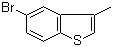 structure of CAS# 1196-09-4, 5-溴-3-甲基苯并噻吩