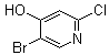 structure of CAS# 1196146-82-3, 5-溴-2-氯-4-吡啶醇