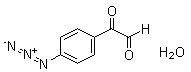 structure of CAS# 1196151-49-1, 4-叠氮基-alpha-氧代苯乙醛水合物)