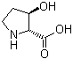 structure of CAS# 119677-21-3, 反式-3-羟基-D-脯氨酸
