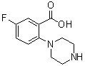 CAS # 1197193-39-7, 5-Fluoro-2-(1-piperazinyl)benzoic acid