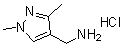 structure of CAS# 1197235-02-1, 1,3-二甲基-1H-吡唑-4-甲胺盐酸盐