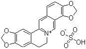 structure of CAS# 1198398-71-8, 6,7-二氢-双[1,3]苯并二恶茂并[5,6-a:4',5'-g]喹嗪硫酸盐