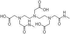 CAS # 119895-95-3, DTPA-BMA, 5,8-Bis(carboxymethyl)-11-[2-(methylamino)-2-oxoethyl]-3-oxo-2,5,8,11-tetraazatridecan-13-oic acid