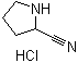 structure of CAS# 1199773-80-2, 2-Pyrrolidinecarbonitrile hydrochloride