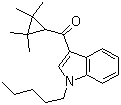 structure of CAS# 1199943-44-6, (1-戊基-1H-吲哚-3-基)(2,2,3,3-四甲基环丙基)甲酮