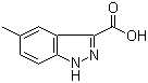 CAS 登录号：1201-24-7, 5-甲基吲唑-3-羧酸