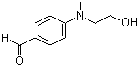 CAS 登录号：1201-91-8, 4-(N-甲基-N-羟乙基)氨基苯甲醛