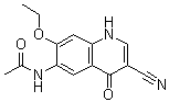 structure of CAS# 1201080-09-2, N-(3-Cyano-7-ethoxy-1,4-dihydro-4-oxo-6-quinolinyl)acetamide