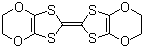 CAS 登录号：120120-58-3, 2-(5,6-二氢-1,3-二硫环戊并[4,5-b][1,4]二噁烷-2-亚基)-5,6-二氢-1,3-二硫环戊并[4,5-b][1,4]二噁烷