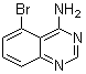 5-Bromo-4-quinazolinamine molecular structure (CAS 1201784-87-3)