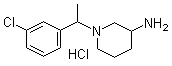 CAS 登录号：1203266-43-6, 1-[1-(3-氯苯基)乙基]-3-哌啶胺盐酸盐