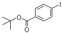 structure of CAS# 120363-13-5, 1,1-Dimethylethyl 4-iodobenzoate