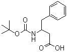 structure of CAS# 120378-17-8, 3-[(tert-Butoxycarbonyl)amino]-4-phenylbutanoic acid