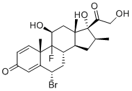 structure of CAS# 1203841-38-6, 6-溴倍他米松