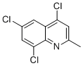 structure of CAS# 1204-14-4, 4,6,8-三氯-2-甲基喹啉