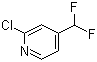 structure of CAS# 1204296-03-6, 2-氯-4-二氟甲基吡啶