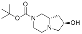 structure of CAS# 1204603-42-8, (7R,8aS)-tert-Butyl 7-hydroxyhexahydropyrrolo[1,2-a]pyrazine-2(1H)-carboxylate