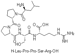 CAS 登录号：120484-65-3, L-亮氨酰-L-脯氨酰-L-脯氨酰-L-丝氨酰-L-精氨酸