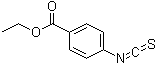CAS # 1205-06-7, 4-Carbethoxyphenyl isothiocyanate, Ethyl 4-isothiocyanatobenzoate, NSC 294821, p-Carbethoxyphenyl isothiocyanate