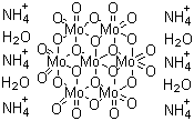 CAS # 12054-85-2, Ammonium molybdate tetrahydrate, Ammonium molybdate(VI) tetrahydrate