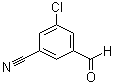structure of CAS# 1205513-88-7, 3-氯-5-甲酰基苯甲腈