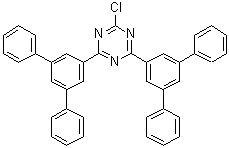 CAS 登录号：1205748-51-1, 2-氯-4,6-双([1,1':3',1''-三联苯]-5'-基)-1,3,5-三嗪