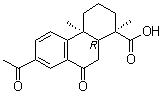CAS # 120591-53-9, (1R,4aS,10aR)-7-Acetyl-1,2,3,4,4a,9,10,10a-octahydro-1,4a-dimethyl-9-oxo-1-phenanthrenecarboxylic acid