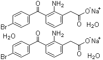 structure of CAS# 120638-55-3, 溴芬酸钠水合物