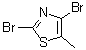 structure of CAS# 1206708-88-4, 2,4-二溴-5-甲基噻唑