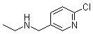 structure of CAS# 120739-77-7, 2-Chloro-5-ethylaminomethylpyridine