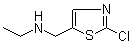 structure of CAS# 120740-07-0, 2-Chloro-N-ethyl-5-thiazolemethanamine