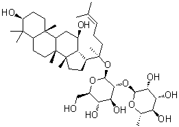 CAS # 1207861-69-5, (3beta,12beta,20S)-Trihydroxydammar-24-ene 20-O-[alpha-rhamnopyranosyl-(1→2)]-beta-glucopyranoside
