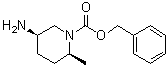 structure of CAS# 1207947-49-6, (+)-(2S,5R)-Benzyl 5-amino-2-methylpiperidine-1-carboxylate