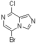 structure of CAS# 1209782-02-4, 5-溴-8-氯咪唑并[1,5-a]吡嗪