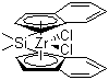 rac-Dimethylsilylbis(1-indenyl)zirconium dichloride molecular structure (CAS 121009-93-6)