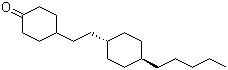 structure of CAS# 121040-08-2, 反式-4-[2-(4-戊基环己基)乙基]环己酮