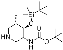 CAS 登录号：1210418-68-0, N-[(3R,4R,5S)-4-[[(1,1-二甲基乙基)二甲基硅烷基]氧基]-5-甲基-3-哌啶基]氨基甲酸叔丁酯