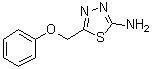 structure of CAS# 121068-32-4, 2-Amino-5-(phenoxymethyl)-1,3,4-thiadiazole