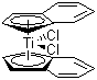 structure of CAS# 12113-02-9, 二氯二茚基钛
