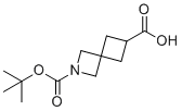 CAS 登录号：1211526-53-2, 2-(叔-丁氧羰基)-2-氮杂螺[3.3]庚烷-6-羧酸