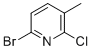 structure of CAS# 1211539-10-4, 6-溴-2-氯-3-甲基吡啶