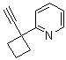 structure of CAS# 1211596-04-1, 2-(1-乙炔基环丁基)吡啶