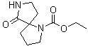 CAS # 1211596-16-5, 6-Oxo-1,7-diazaspiro[4.4]nonane-1-carboxylic acid ethyl ester