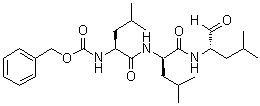 structure of CAS# 1211877-36-9, N-[(苯基甲氧基)羰基]-L-亮氨酰-N-[(1S)-1-甲酰基-3-甲基丁基]-D-亮氨酰胺