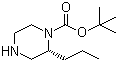 structure of CAS# 1212252-88-4, (2R)-2-丙基-1-哌嗪甲酸叔丁酯