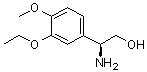 structure of CAS# 1213876-98-2, (betaS)-beta-氨基-3-乙氧基-4-甲氧基苯乙醇